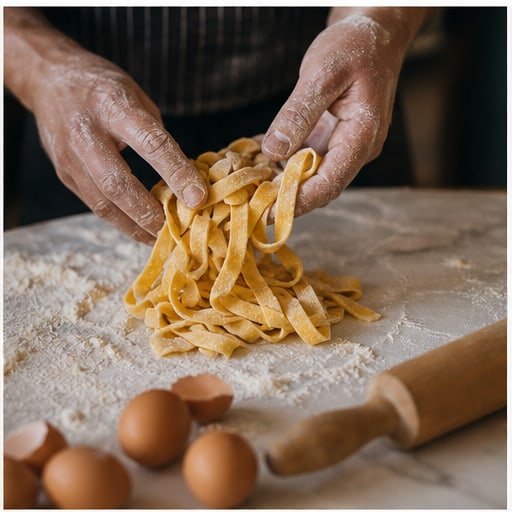 Pasta fresca preparada a Trattoria Demo