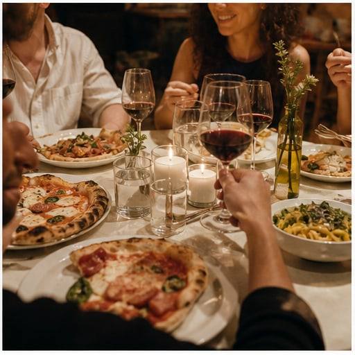 Taula compartida a Trattoria Demo