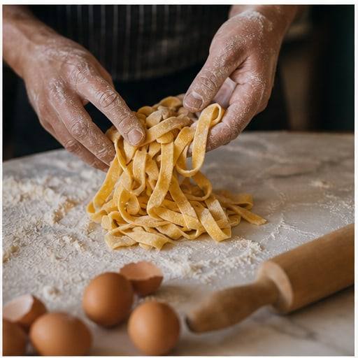 Pasta fresca preparada a Trattoria Demo